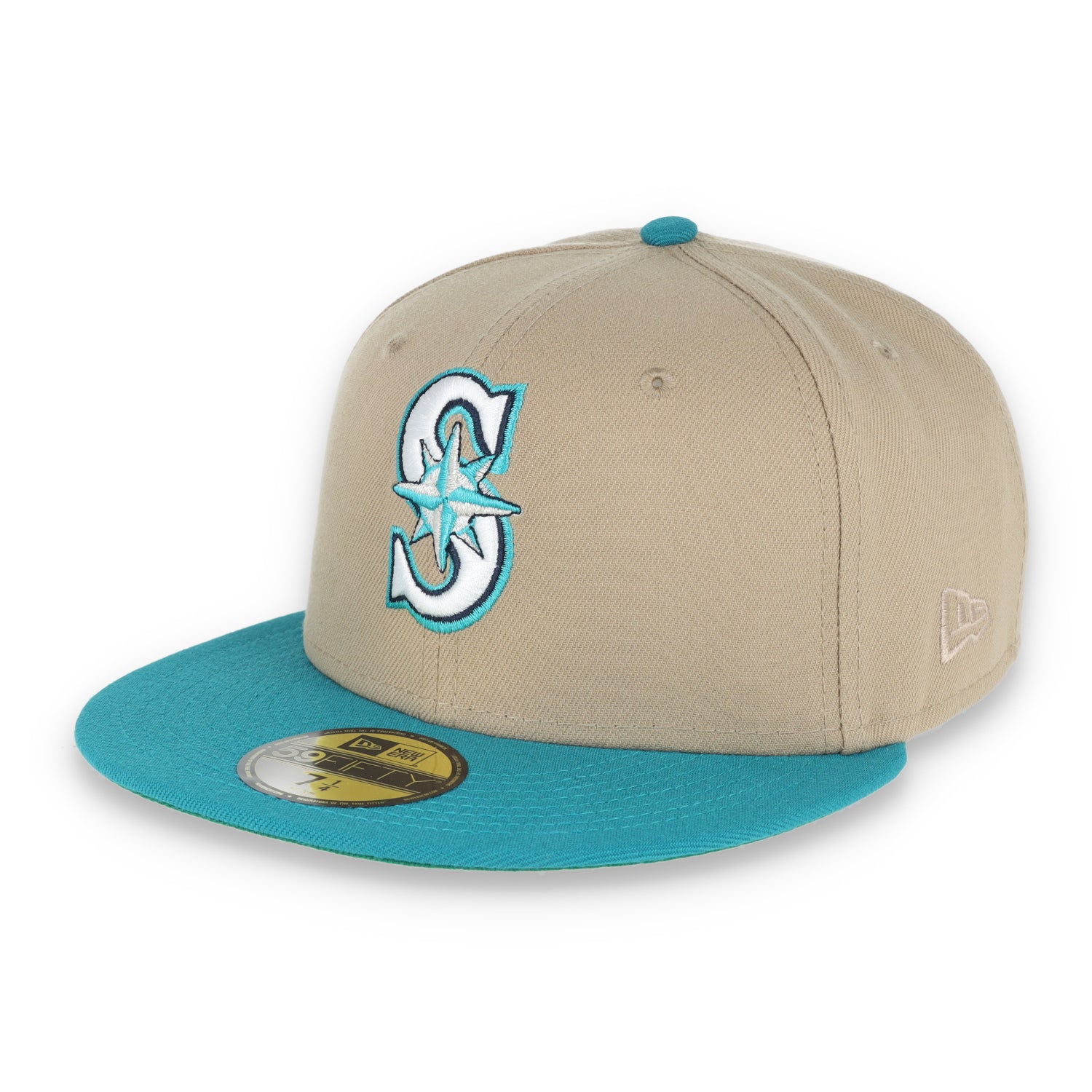 New Era Seattle Mariners 2001 All Star Game Patch 59FIFTY Fitted Khaki Hat