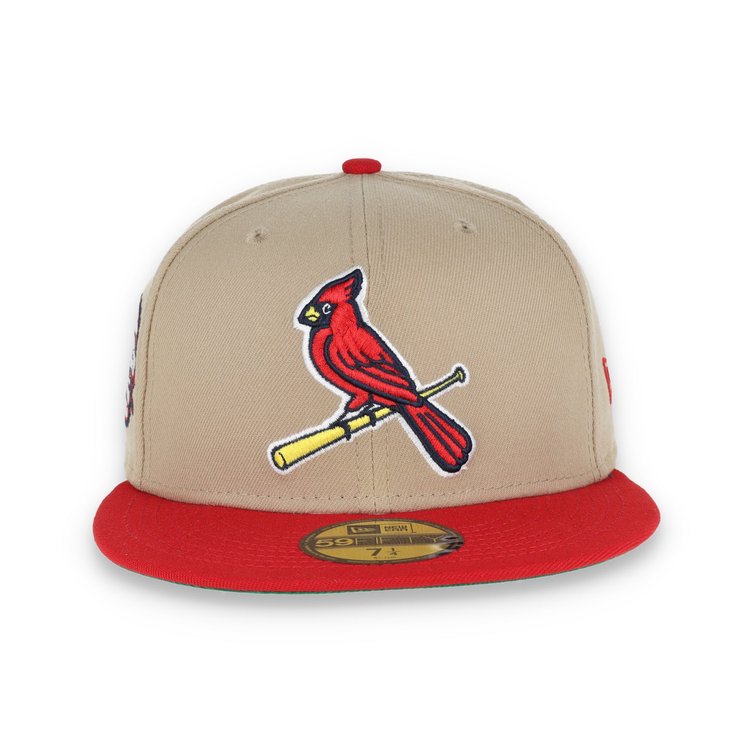 New Era St Louis Cardinals 125th Anniversary Patch 59FIFTY Fitted Khaki Hat