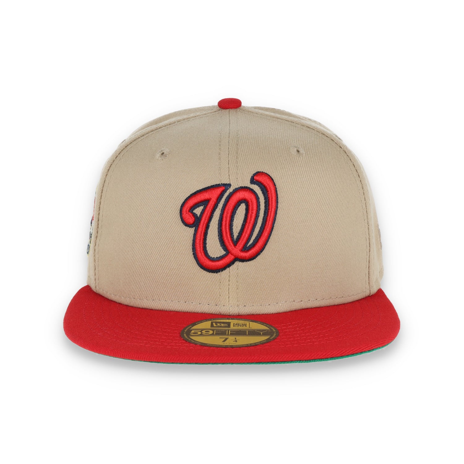 New Era Washington Nationals 2008 Inaugural Season Patch 59FIFTY Fitted Khaki Hat