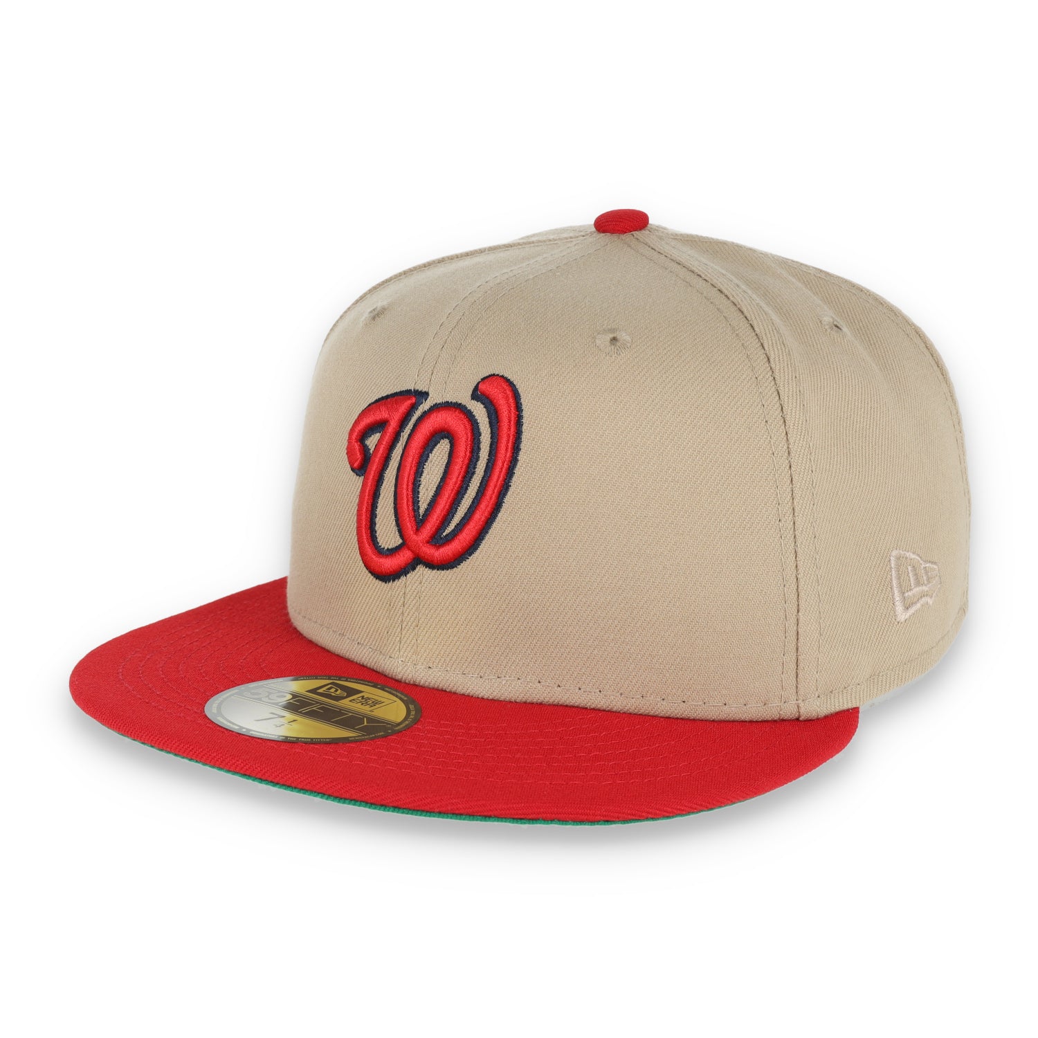 New Era Washington Nationals 2008 Inaugural Season Patch 59FIFTY Fitted Khaki Hat