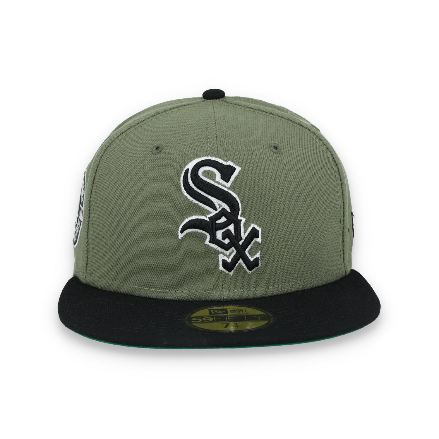 New Era Chicago White Sox All Star Side Patch 59FIFTY Fitted Hat- Olive Green