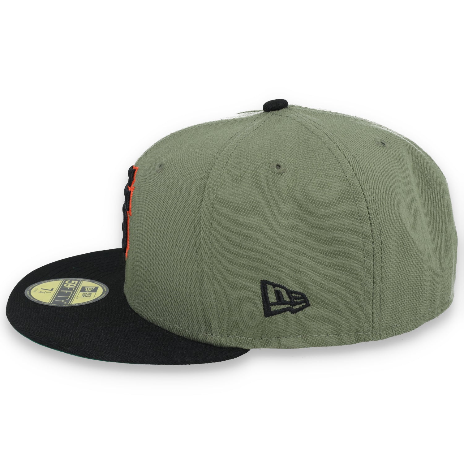 New Era San Francisco Giants 50th Anniversary Side Patch 59FIFTY Fitted Hat- Olive Green