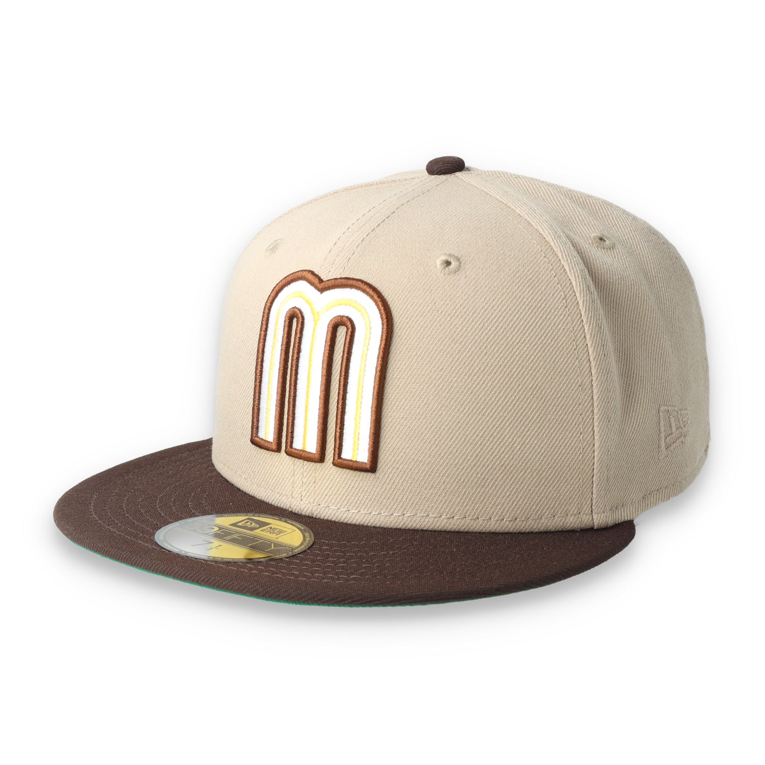 NEW ERA OFFICIAL WBC MEXICO 59FIFTY FITTED HAT-CAMEL