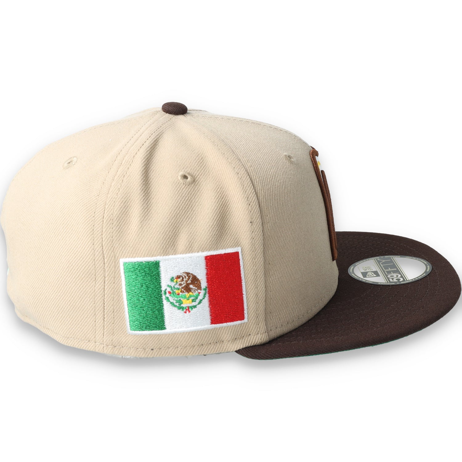NEW ERA OFFICIAL WBC MEXICO 59FIFTY FITTED HAT-CAMEL