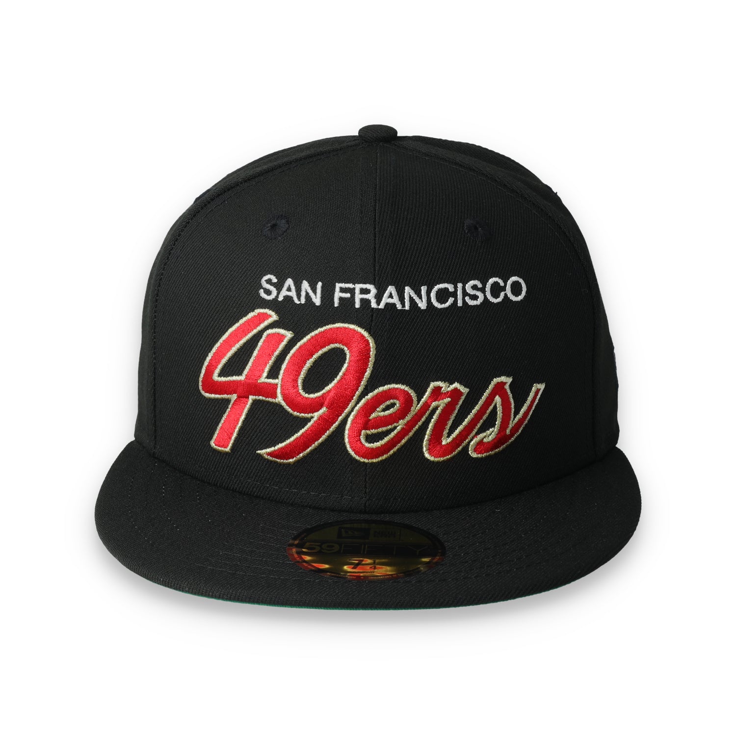 Exclusive San Francisco 49ers Official 59FIFTY Fitted HAT-BLACK