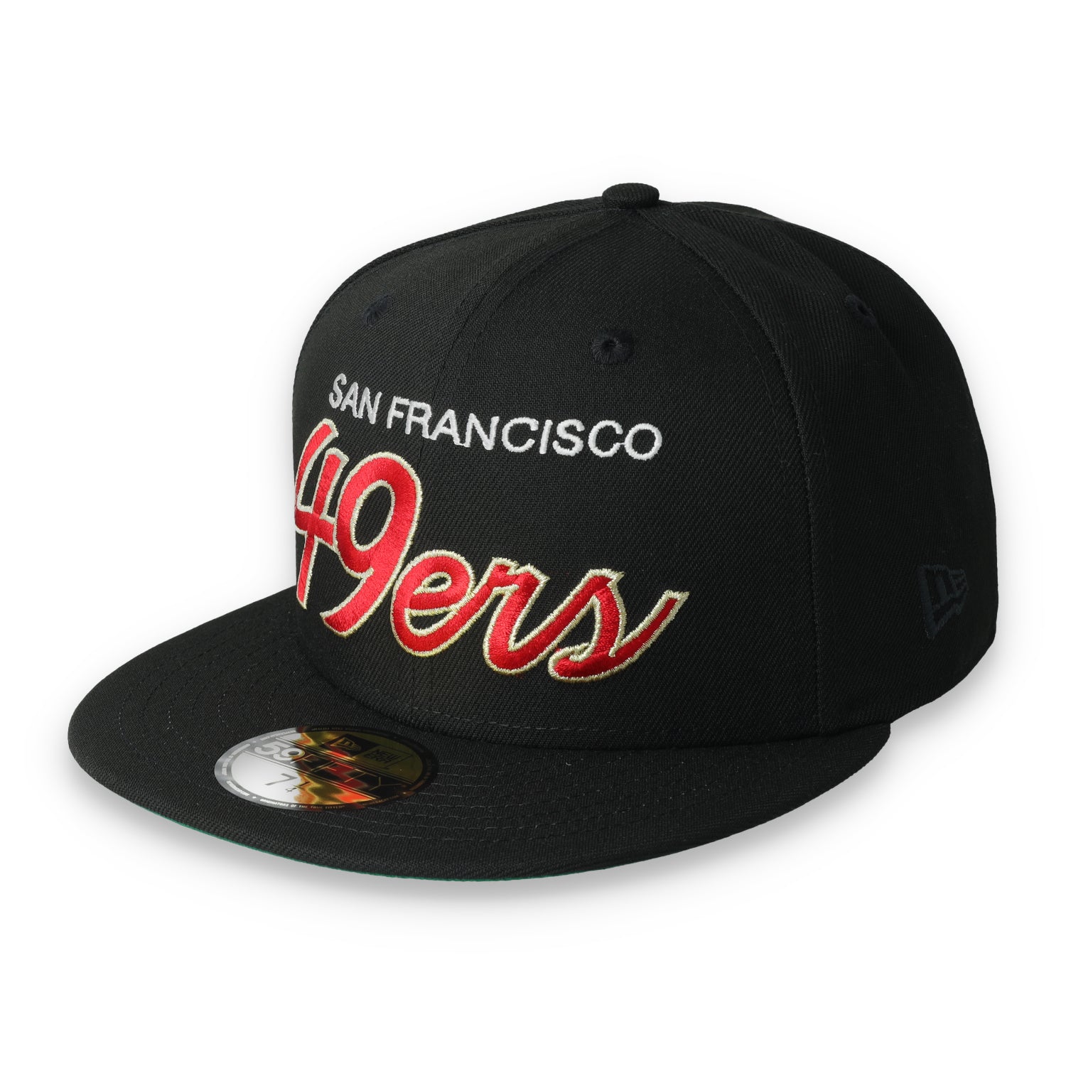 Exclusive San Francisco 49ers Official 59FIFTY Fitted HAT-BLACK