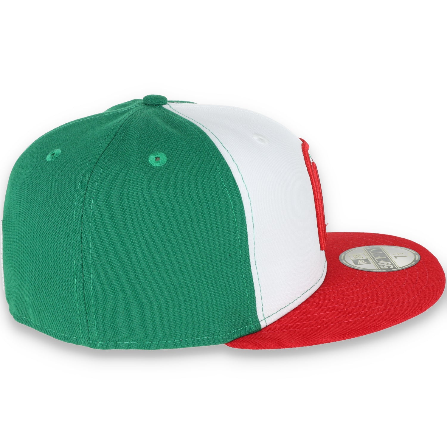 NEW ERA OFFICIAL WBC MEXICO 59FIFTY FITTED HAT-GREEN/RED/WHITE