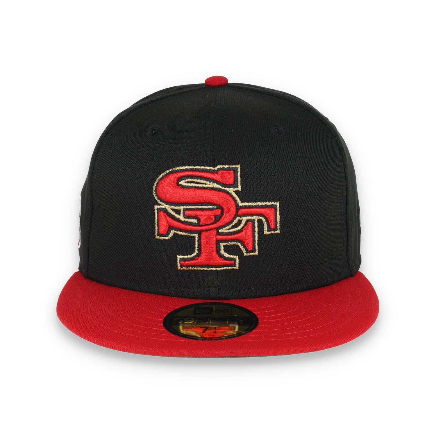 Exclusive San Francisco 49ers Official 59FIFTY Fitted HAT-SCARLET/BLACK