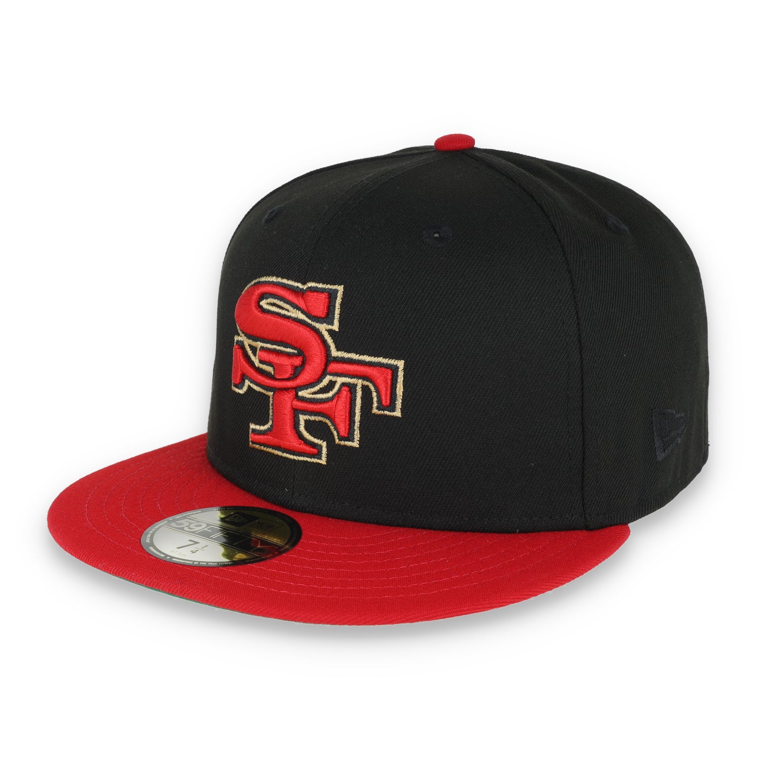 Exclusive San Francisco 49ers Official 59FIFTY Fitted HAT-SCARLET/BLACK