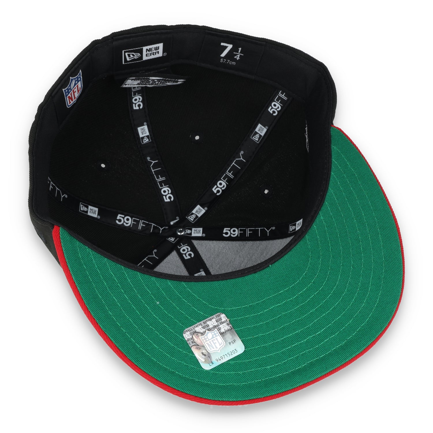 Exclusive San Francisco 49ers Official 59FIFTY Fitted HAT-SCARLET/BLACK