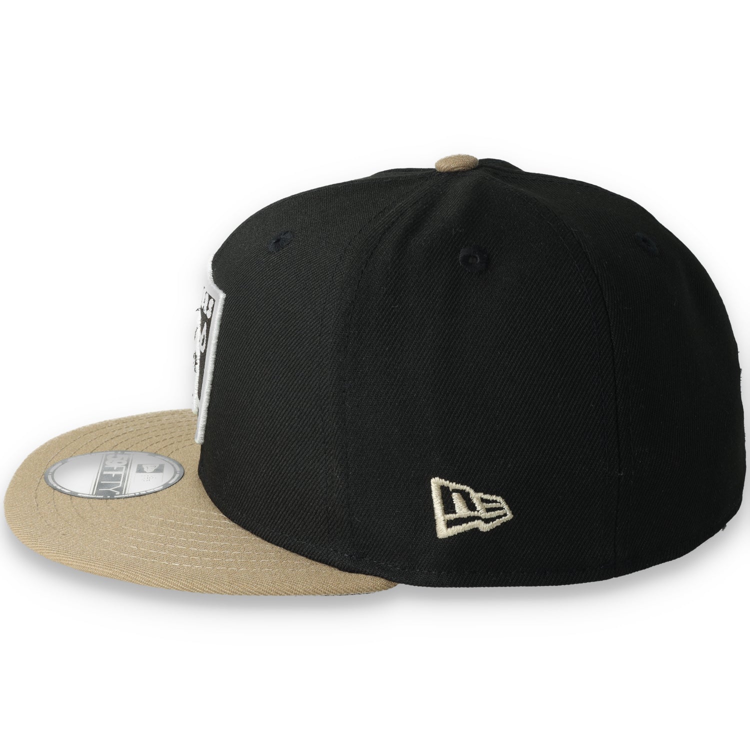 New Era Las Vegas Raiders Retro 98 Draft 2-Tone 59FIFTY Fitted Hat-Khaki/Black