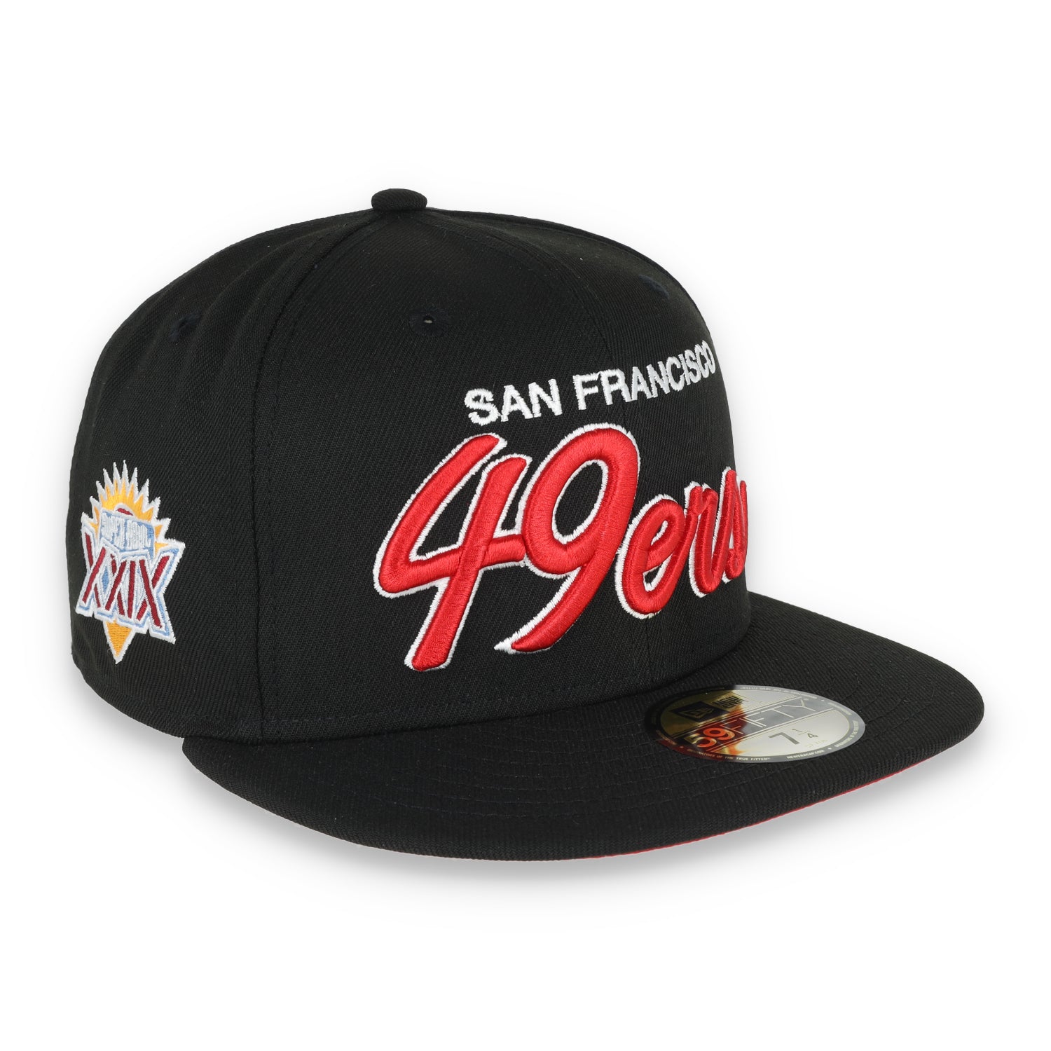 Exclusive San Francisco 49ers Official 59FIFTY Fitted, Super Bowl XXIX Side Patch