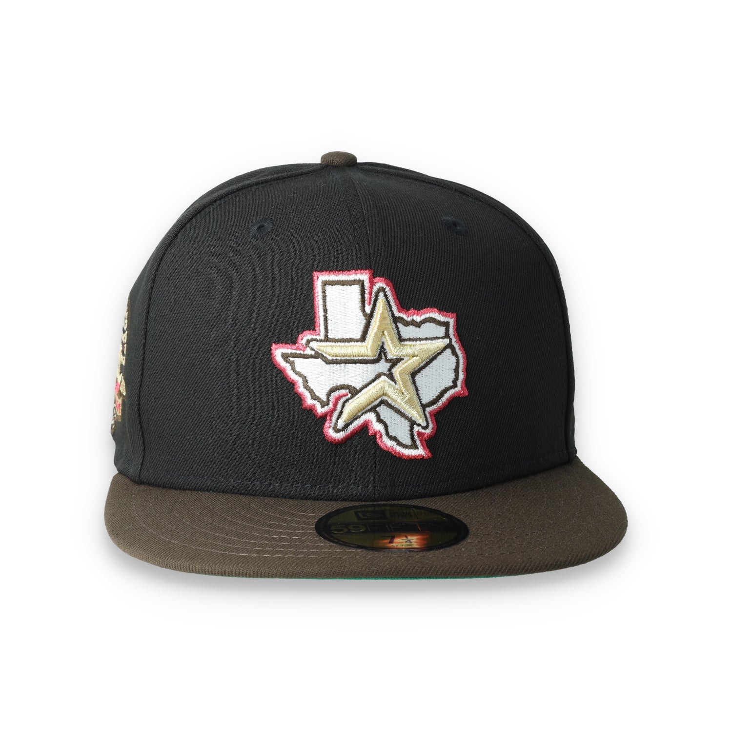 New Era Houston Astros 45th Anniversary Side Patch 59fifty Fitted Cap-Black