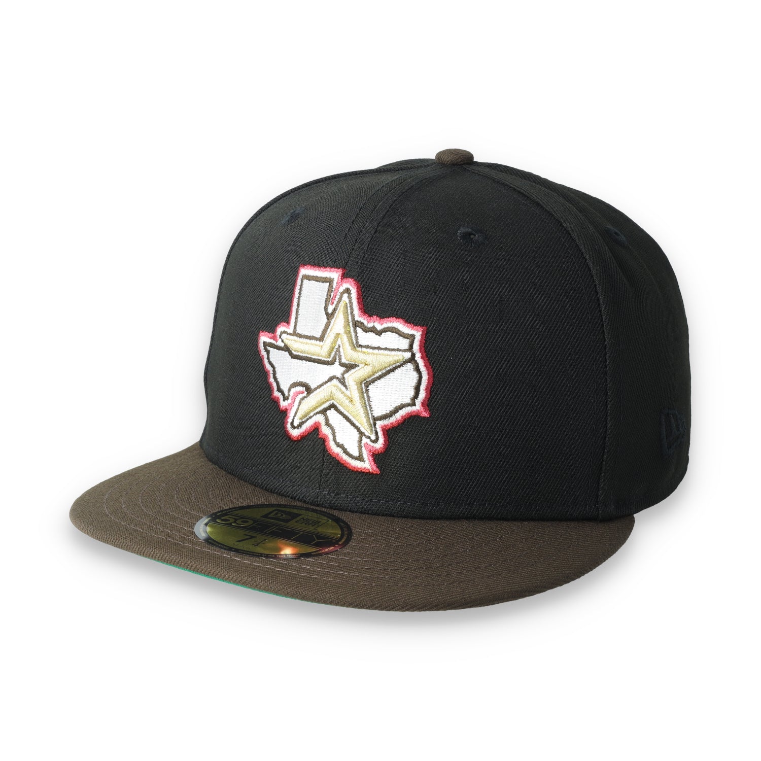 New Era Houston Astros 45th Anniversary Side Patch 59fifty Fitted Cap-Black