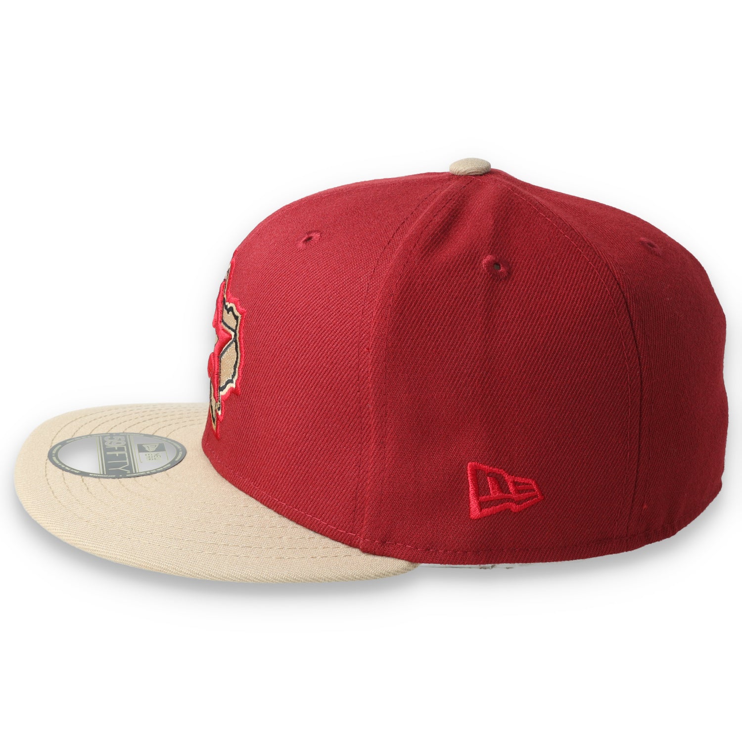 New Era Houston Astros 45th Anniversary Side Patch 59fifty Fitted Cap-Brick Red/Camel