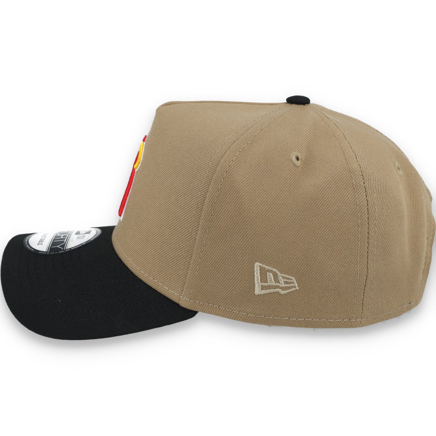 New Era Los Angeles 1989 Angels All Star Side Patch A Frame 9FORTY Adjustable Hat-Khaki