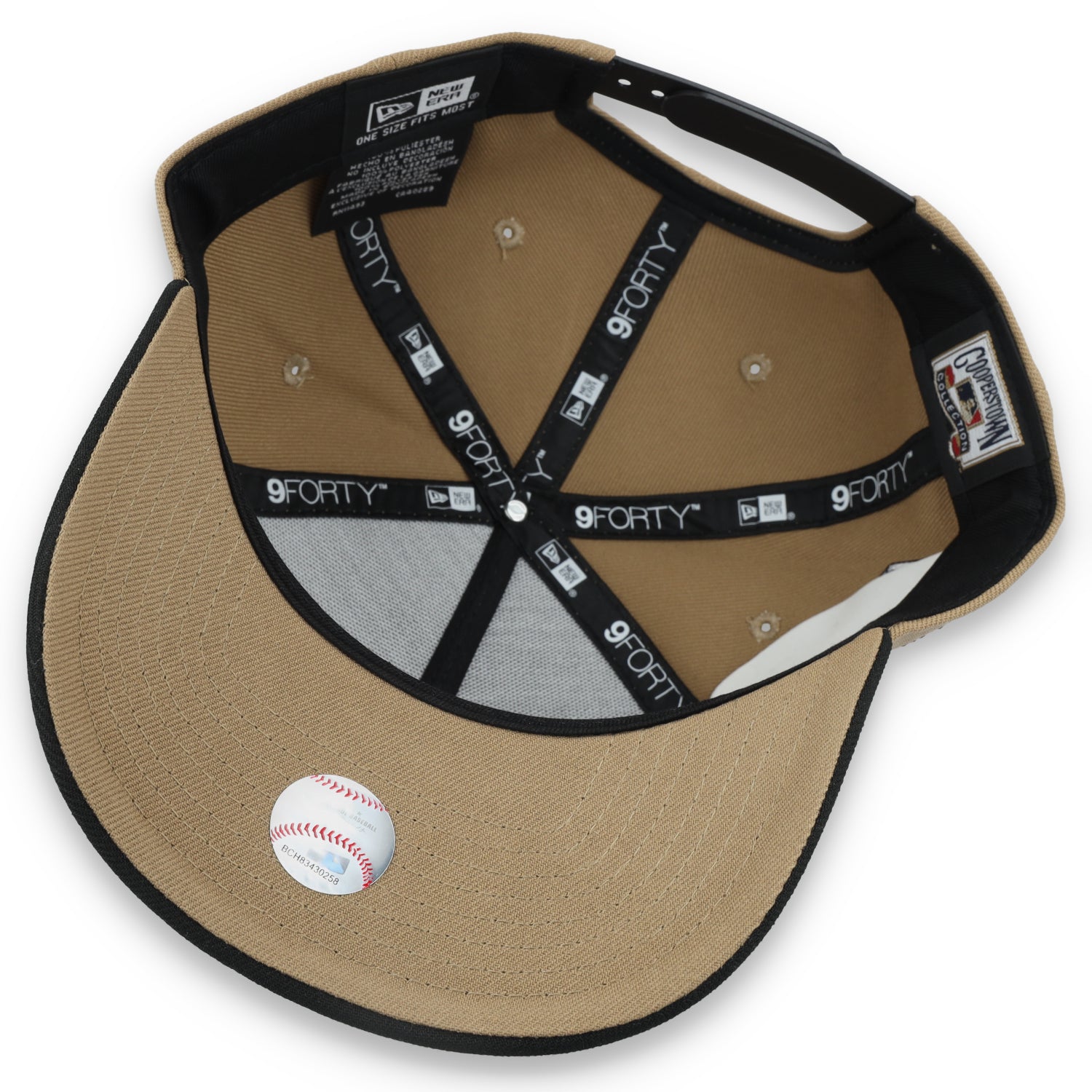 New Era Los Angeles Dodgers 50th Anniversary Side Patch A Frame 9FORTY Adjustable Hat-Khaki