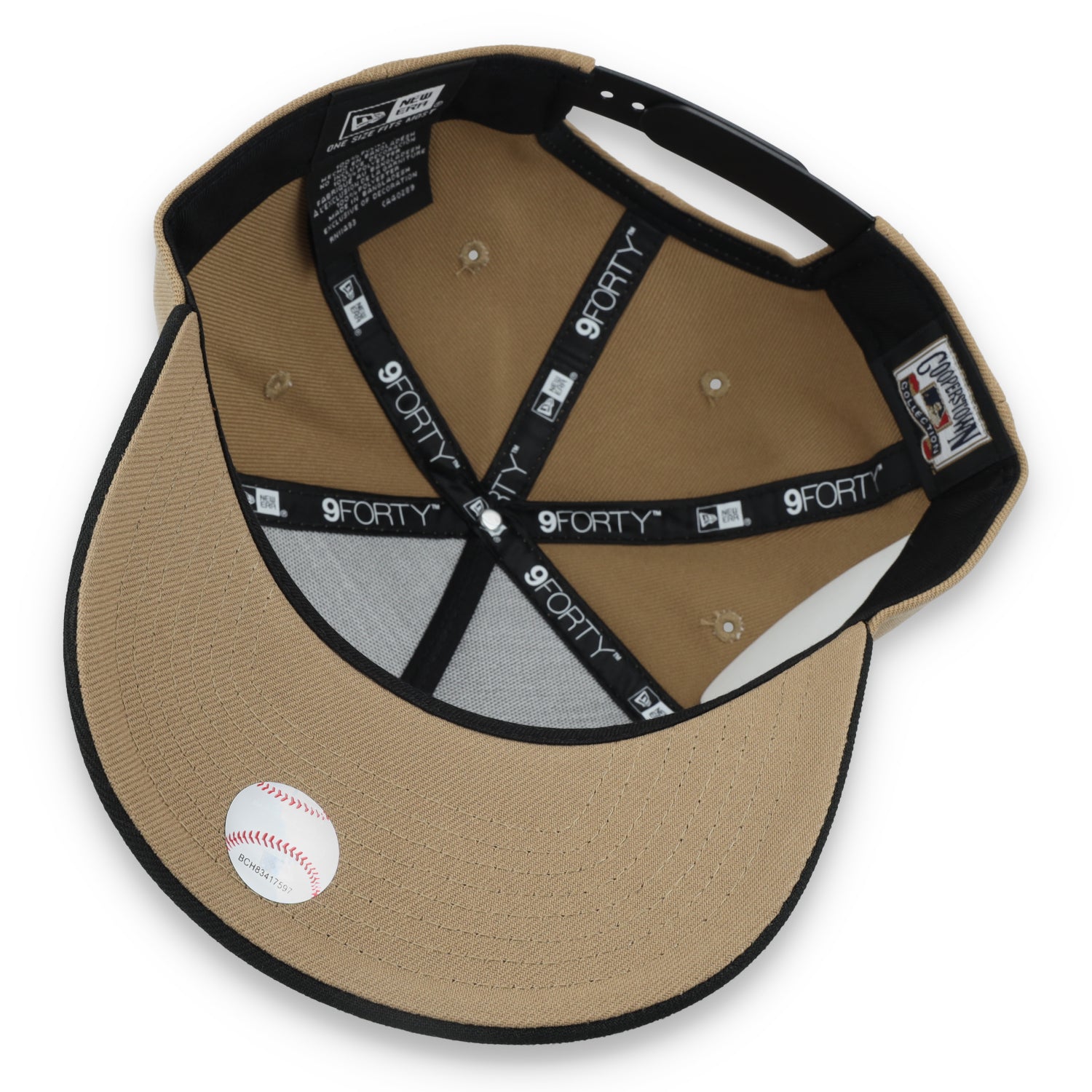 New Era San Diego Padres 50th Anniversary Side Patch A Frame 9FORTY Adjustable Hat-Khaki
