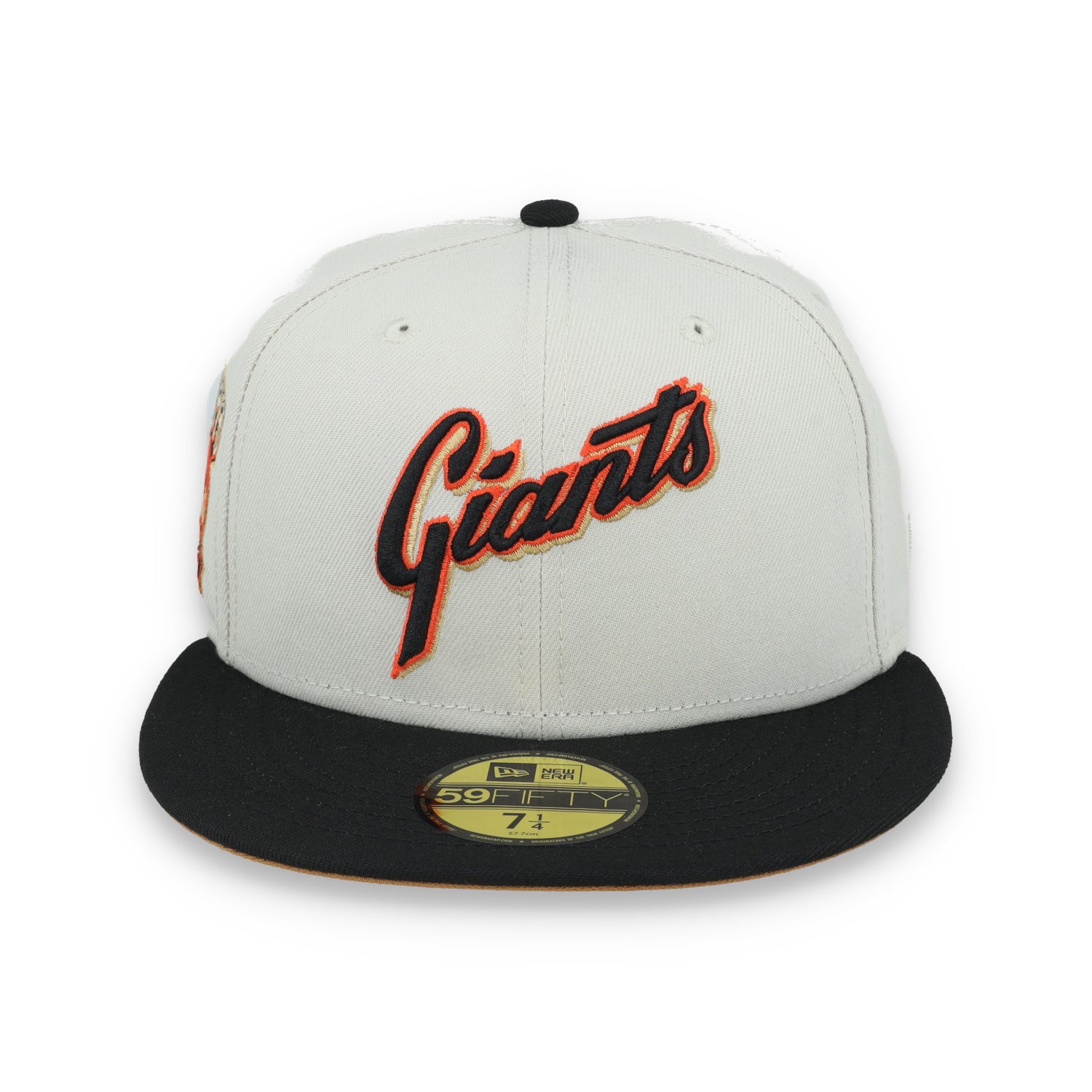 New Era San Francisco Giants 50th Anniversary Side Patch 59IFTY Fitted hat- Chrome