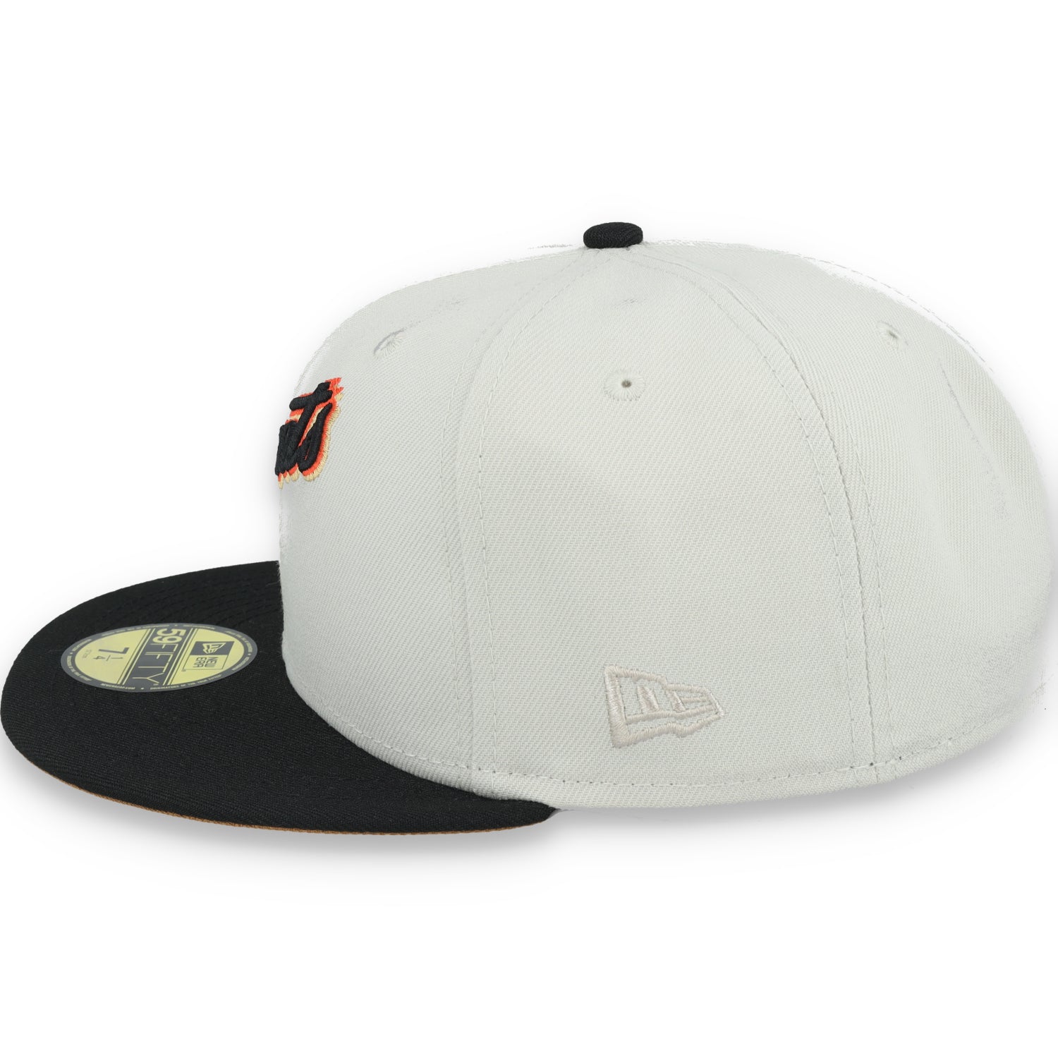 New Era San Francisco Giants 50th Anniversary Side Patch 59IFTY Fitted hat- Chrome