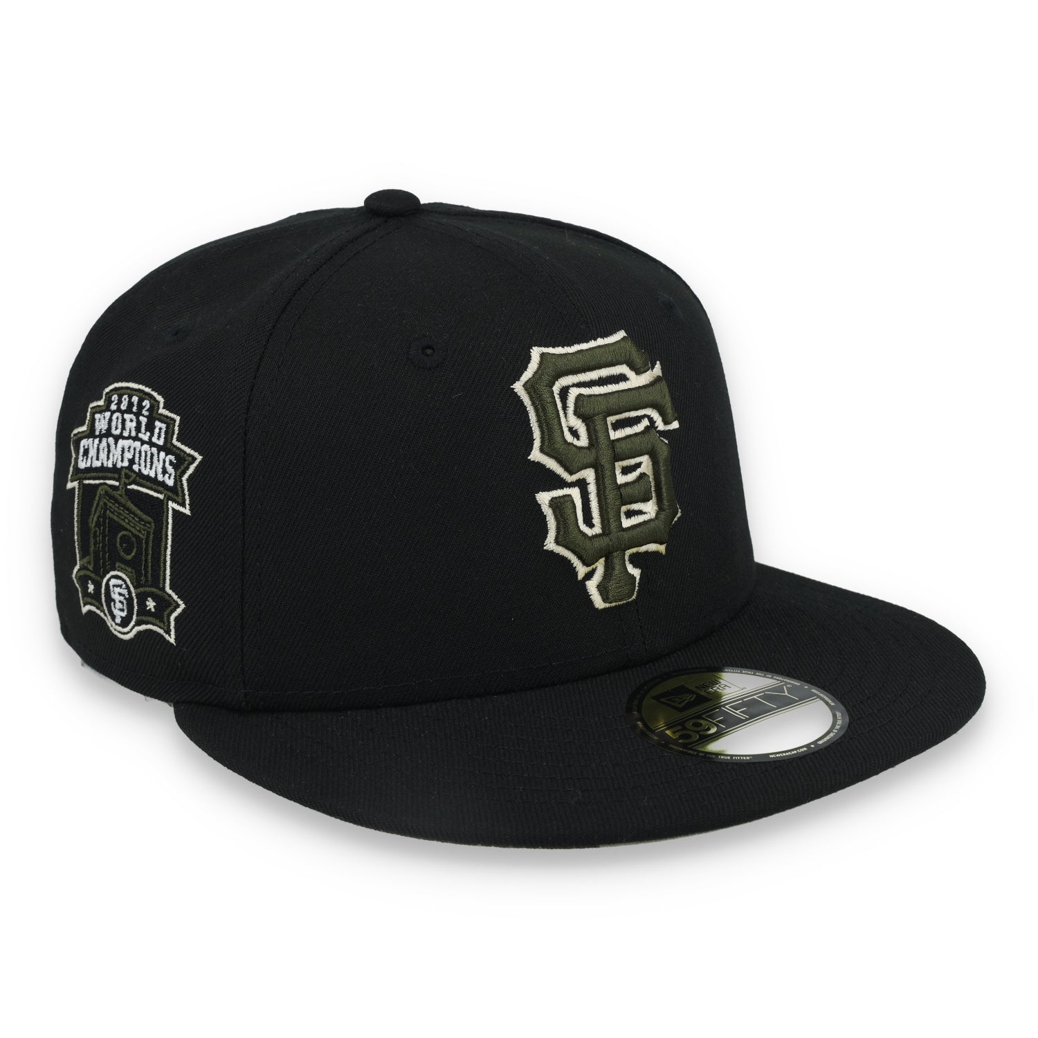 New Era San Francisco Giants 2012 World Series Side Patch 59IFTY Fitted Hat-Black