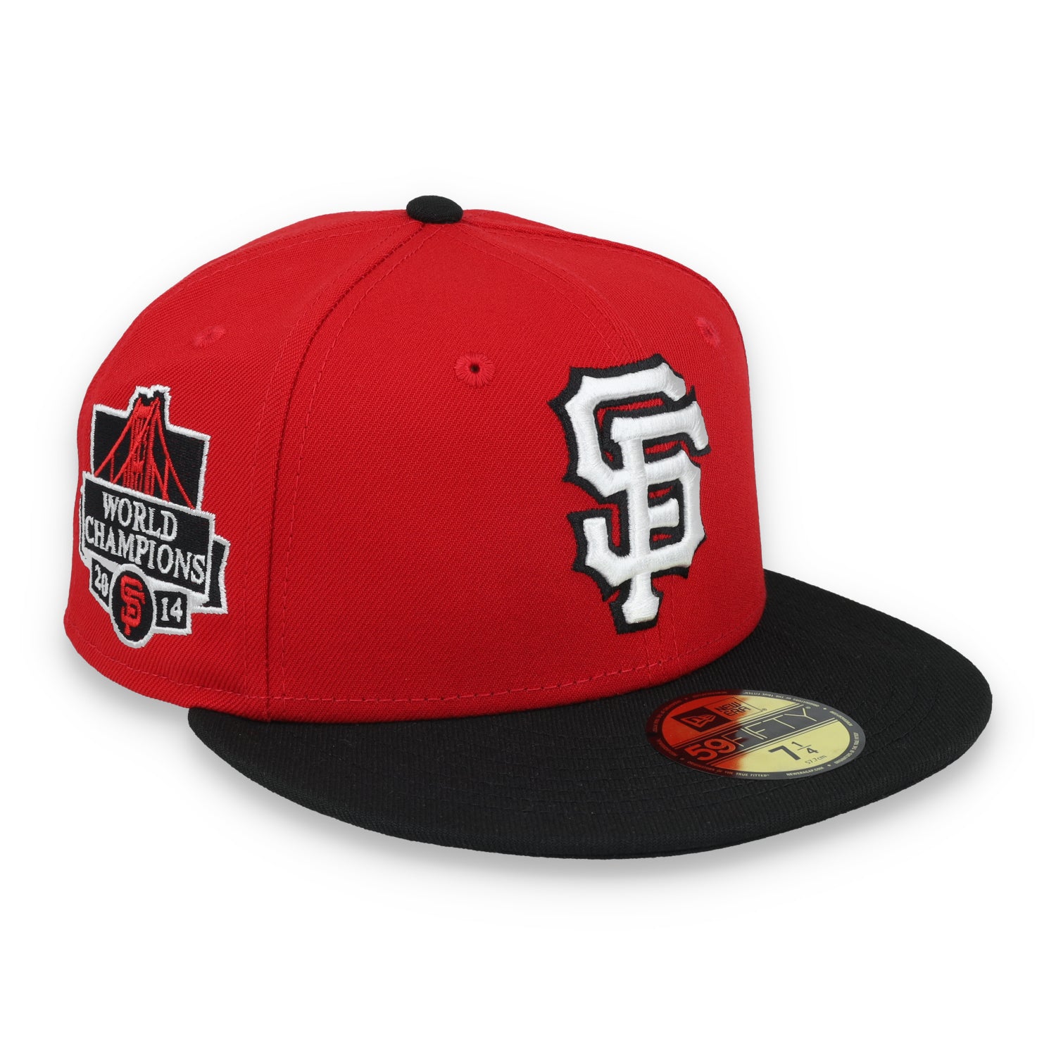 New Era San Francisco Giants 2014 World Series Side Patch 59IFTY Fitted Hat-Red/Black