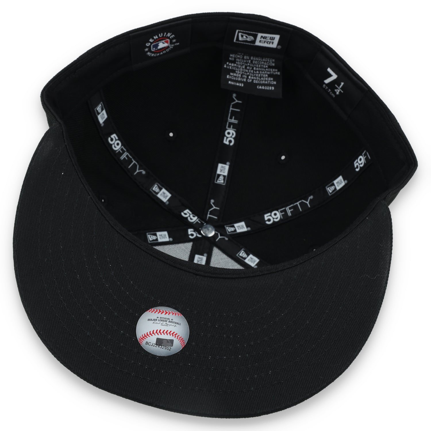 New Era San Francisco Giants 4X Logo 59IFTY Fitted Hat-Black