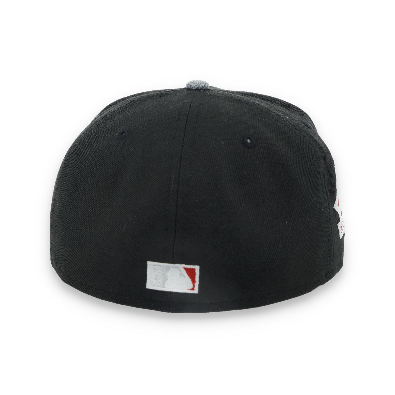 New Era Atlanta Braves 150th Anniversary Series Side Patch Metallic 59FIFTY Fitted Hat- Black/Grey/Red