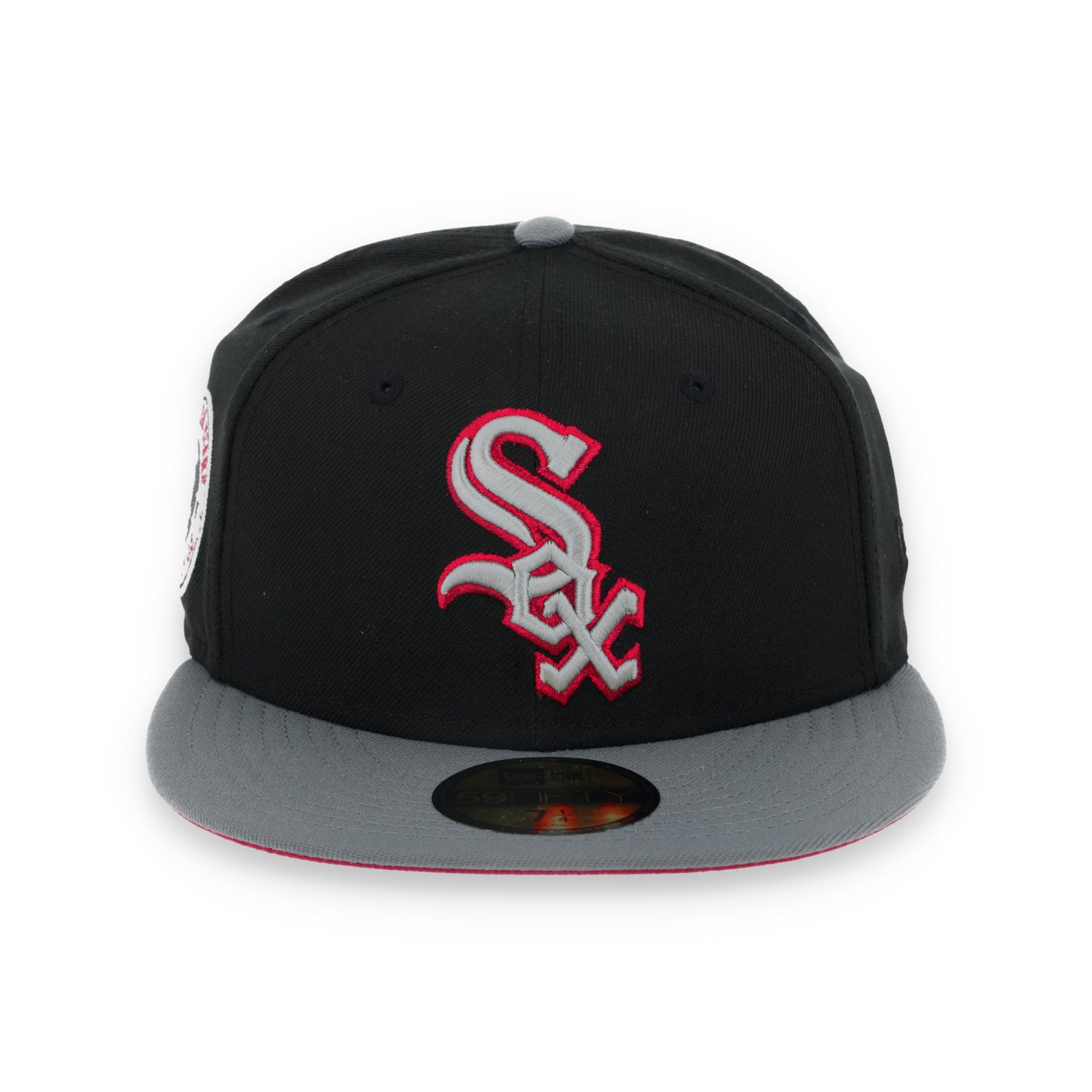 New Era Chicago White Sox All Star Side Patch Metallic 59FIFTY Fitted Hat- Black/Grey/Red