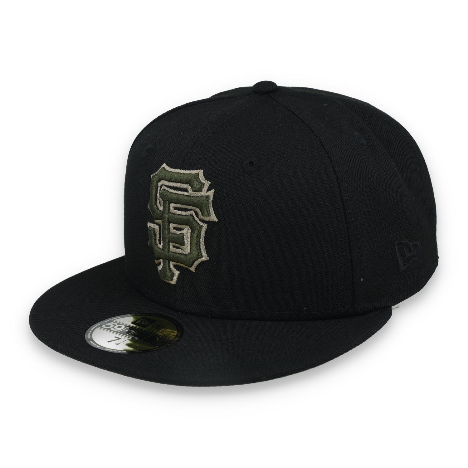 New Era San Francisco Giants Side Script 59FIFTY FITTED HAT-BLK WOOD