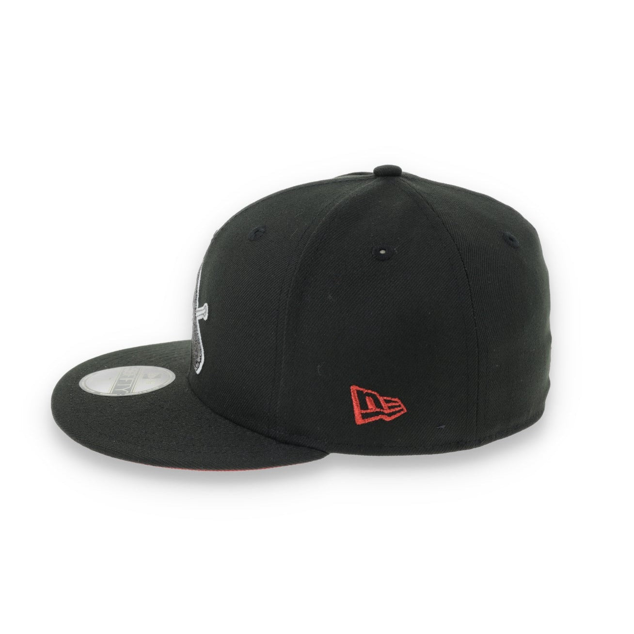 New Era St. Louis Cardinals 2006 World Series Side Patch 59FIFTY Fitted Hat-Metallic Grey/Black