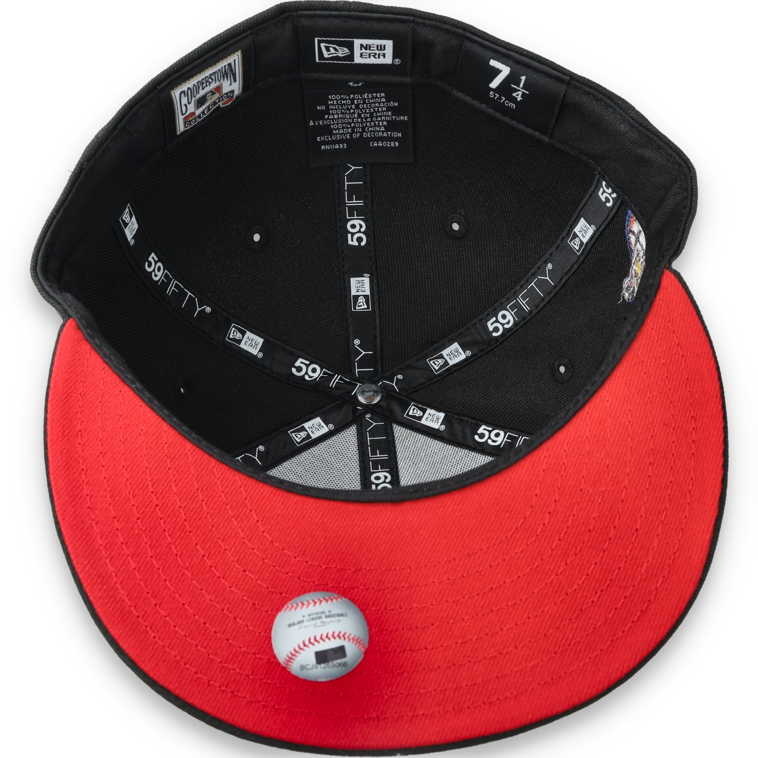 New Era St. Louis Cardinals 2006 World Series Side Patch 59FIFTY Fitted Hat-Metallic Grey/Black