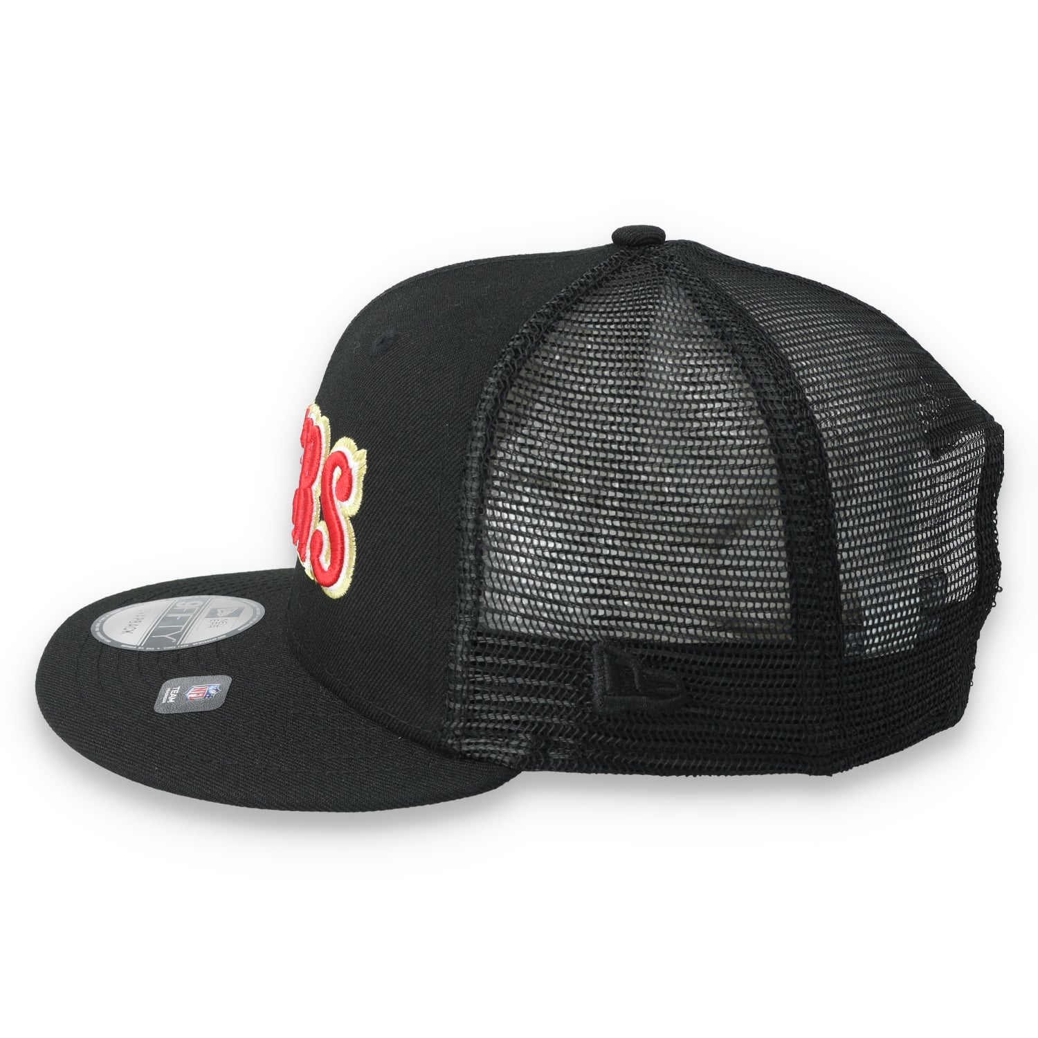 New Era San Francisco 49ers 40th Anniversary Side Patch 9FIFTY Trucker Snapback
