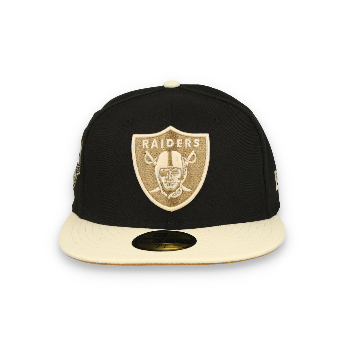 NEW ERA LAS VEGAS RAIDERS "50 YEARS" SIDE PATCH 59FIFTYFITTED - RED/CREAM