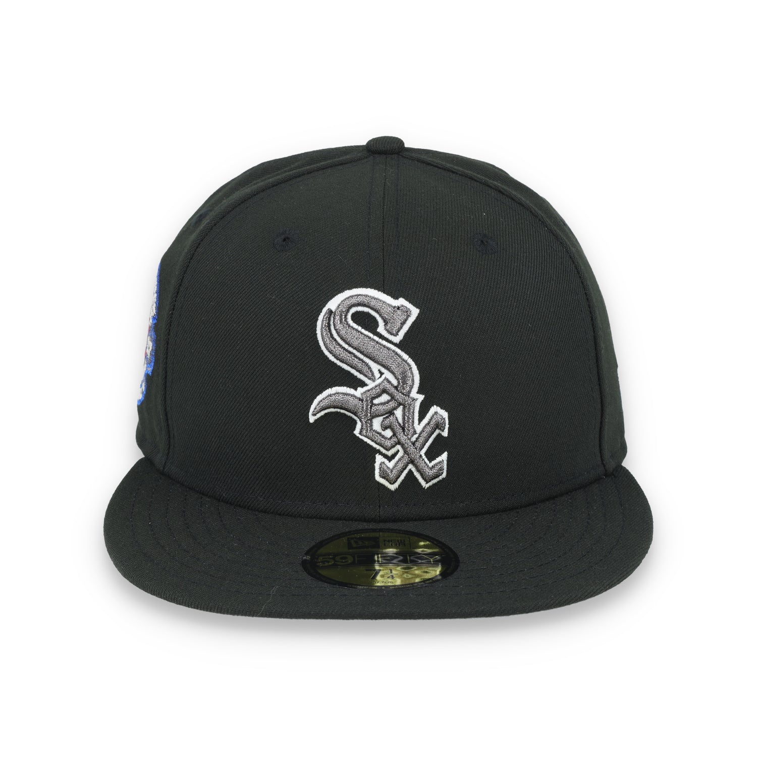 New Era Chicago White Sox 1917 World Series Side Patch 59FIFTY Fitted Hat-Metallic Grey/Black