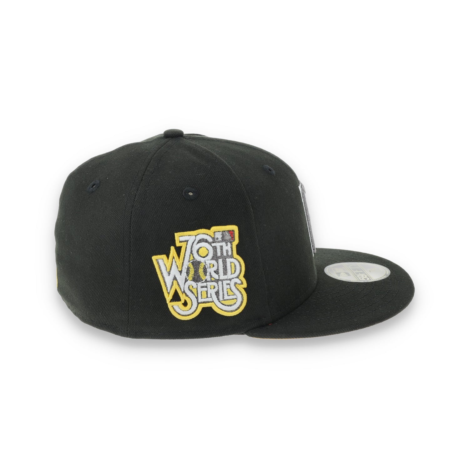 New Era Pittsburgh Pirates 76th World Series Side Patch 59FIFTY Fitted Hat-Metallic Grey/Black