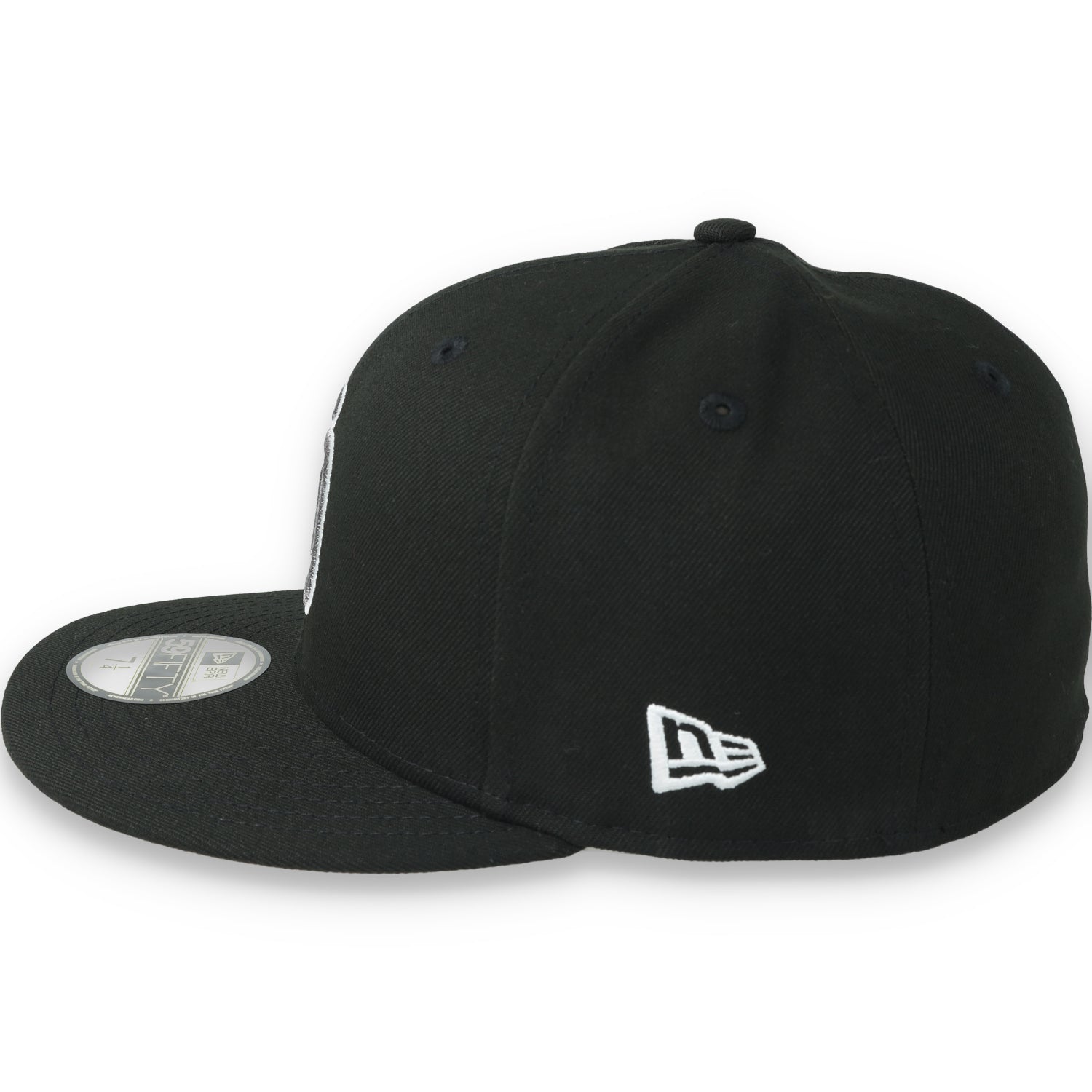 New Era San Diego Padres 25th Anniversary Side Patch 59FIFTY Fitted Hat-Metallic Grey/Black