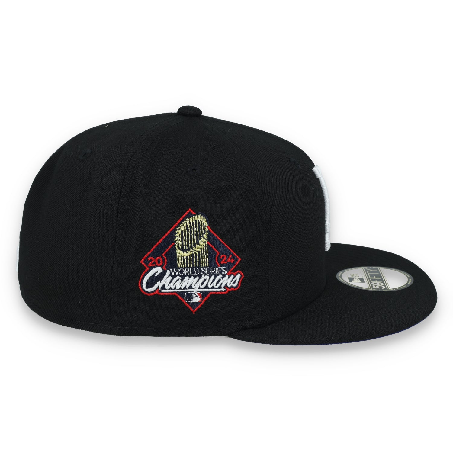 New Era Los Angeles Dodgers 2024 World Series Champions 59FIFTY Fitted Hat-Black