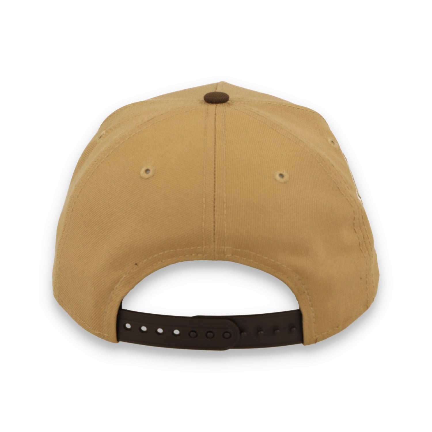 New Era Los Angeles Dodgers 40th Anniversary 9FORTY A-Frame Snapback Hat-Khaki/Burnt Wood