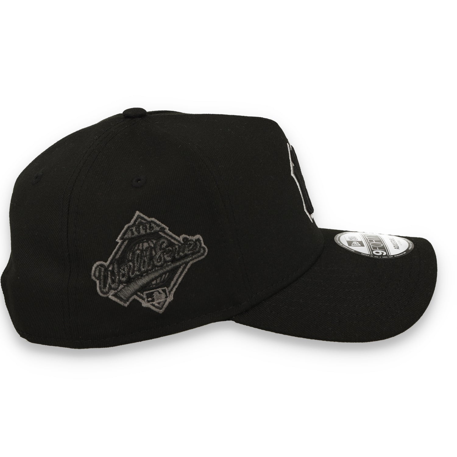 New Era New York Yankees 1999 World Series Side Patch A Frame 9FORTY Adjustable Hat-Black/White