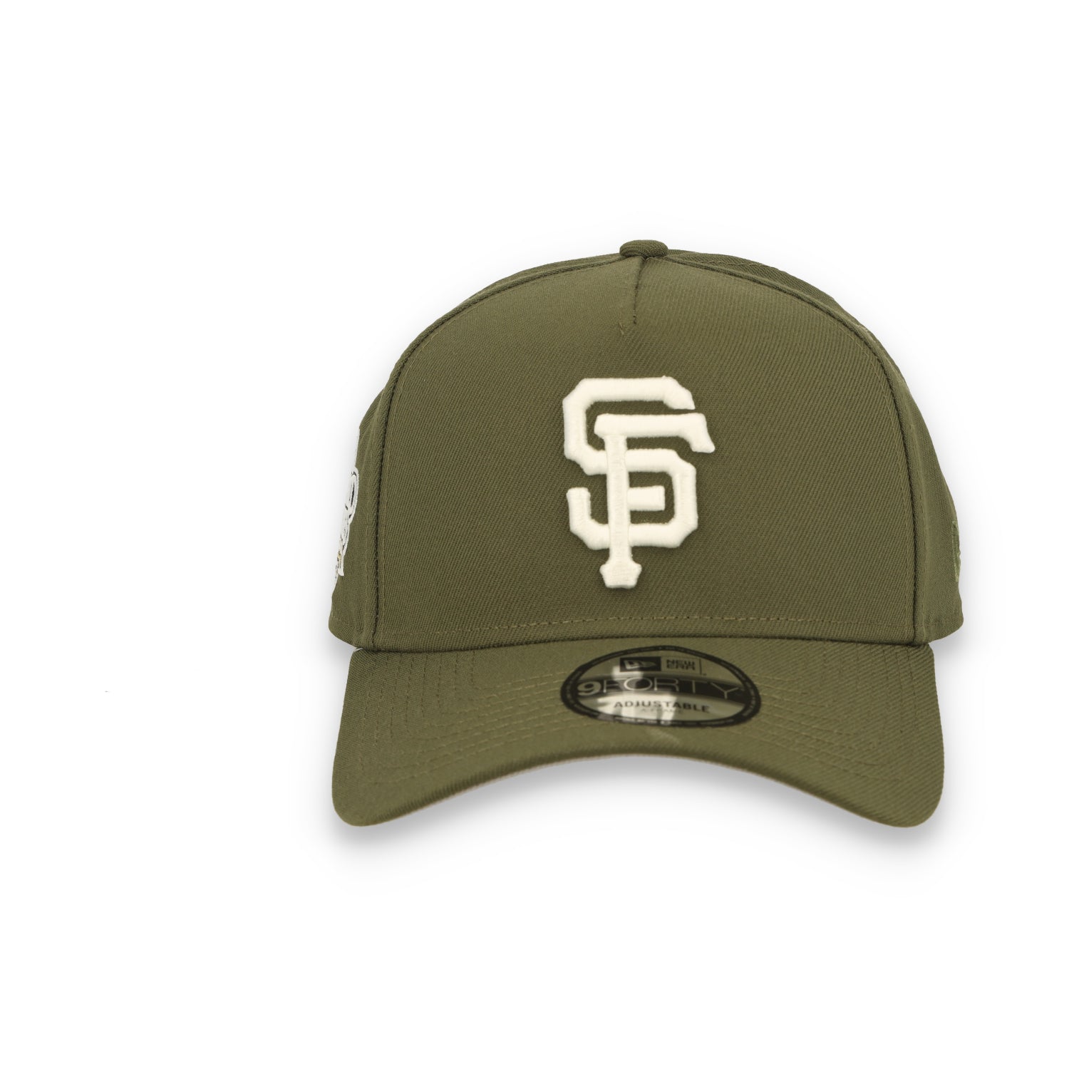 New Era San Francisco Giants 2010 World Series 9FORTY A-Frame Snapback Hat-New Olive