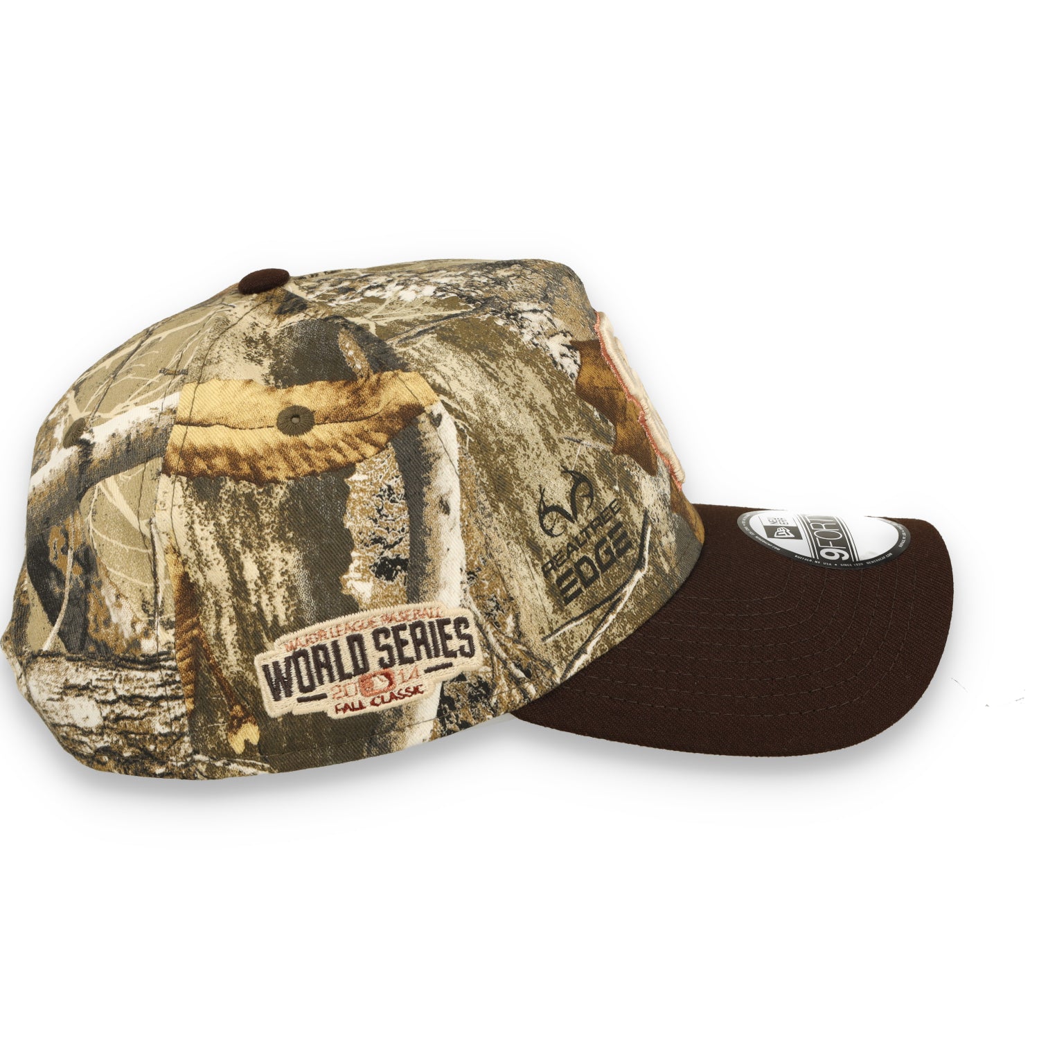 New Era San Francisco Giants 2014 World Series Real Tree 9FORTY A-Frame Snapback Hat