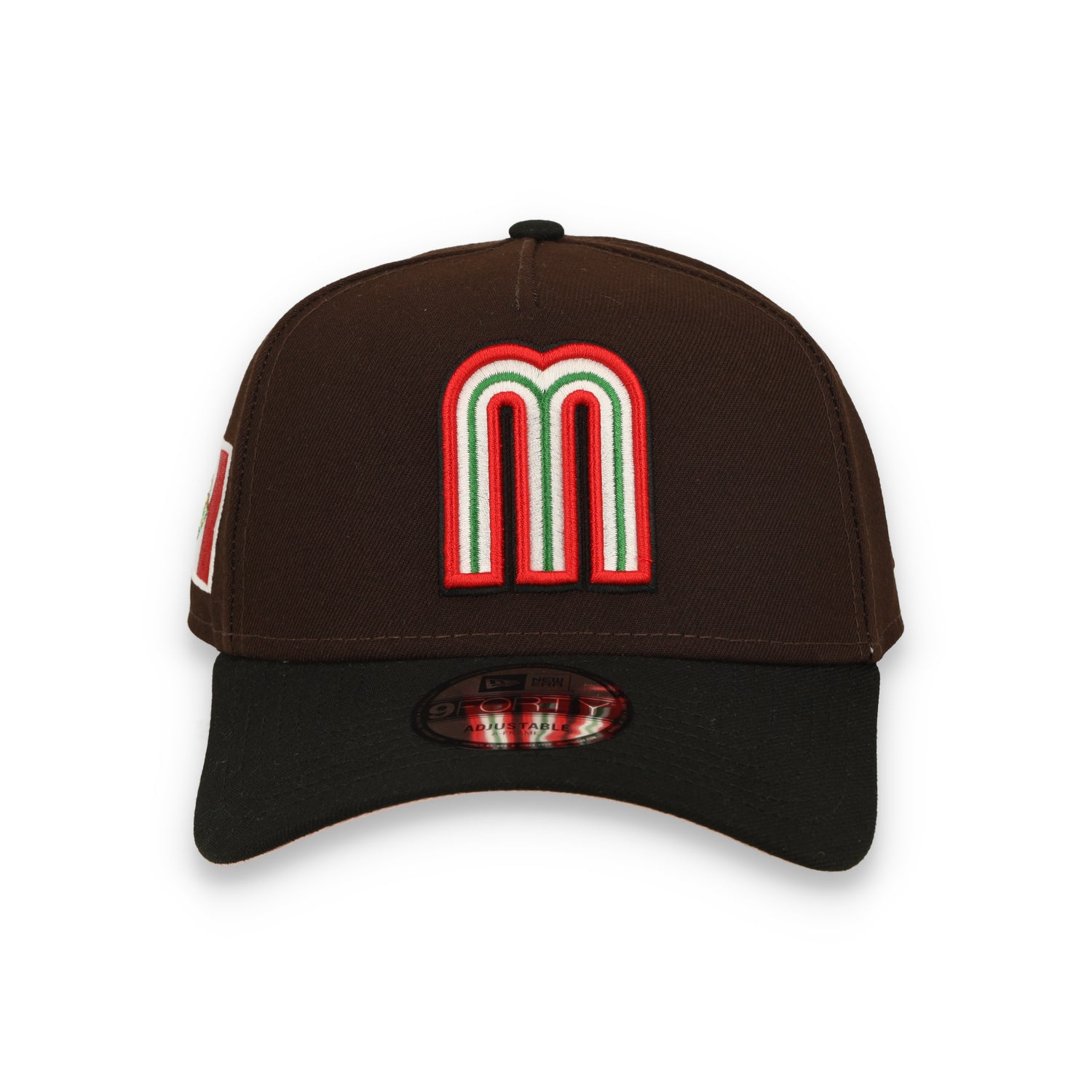 New Era Mexico WBC 9FORTY A-Frame Snapback Hat-Brown/Black