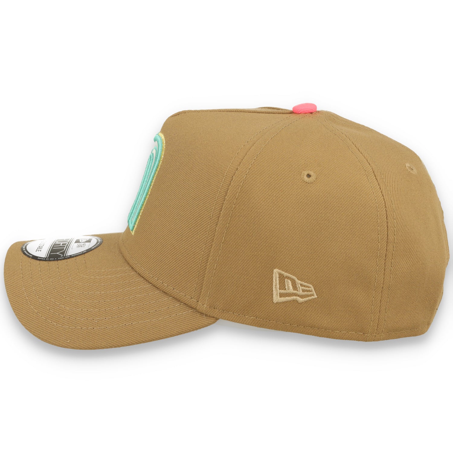 New Era Mexico WBC 9FORTY A-Frame Snapback Hat-Khaki