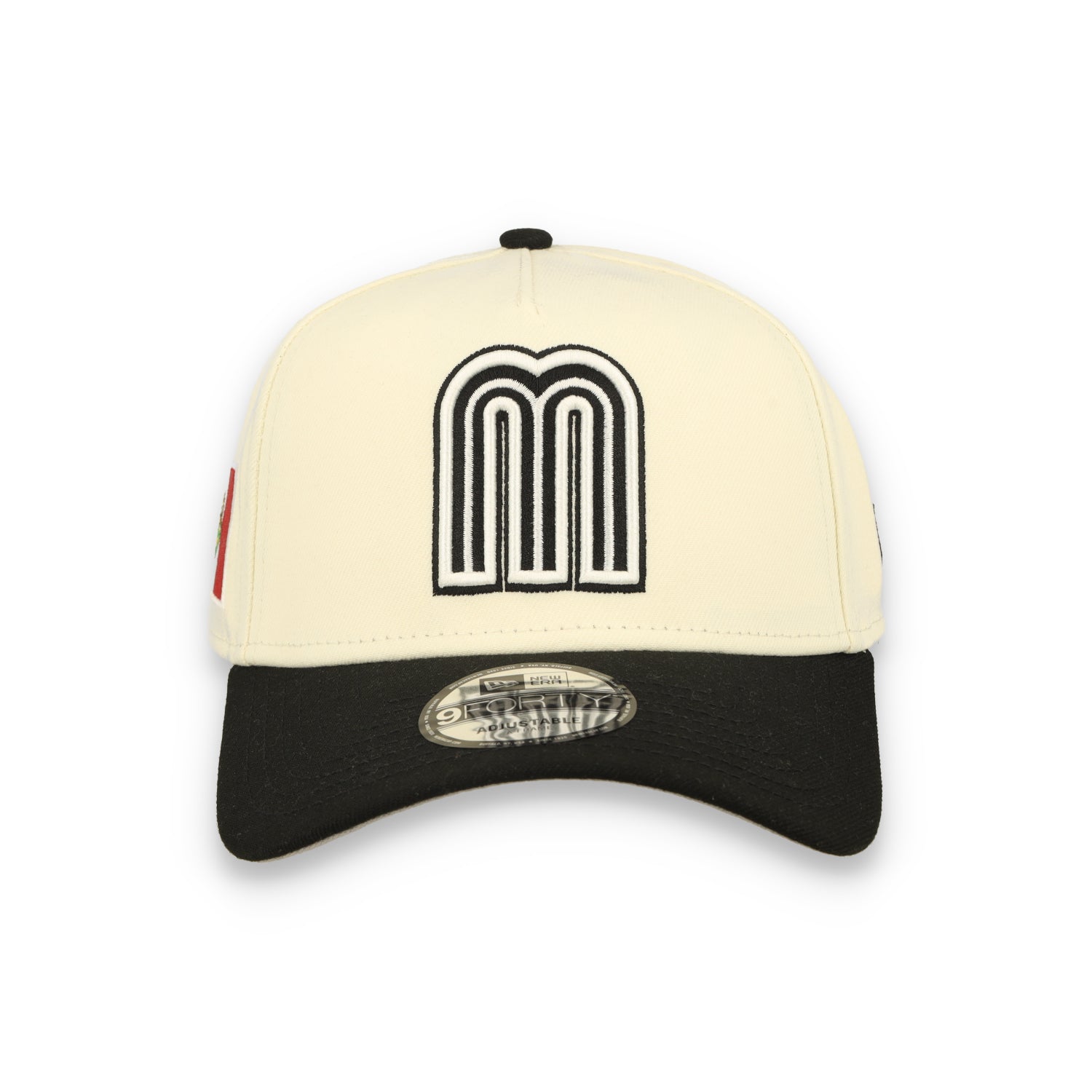 New Era Mexico WBC 9FORTY A-Frame Snapback Hat-Chrome/Black