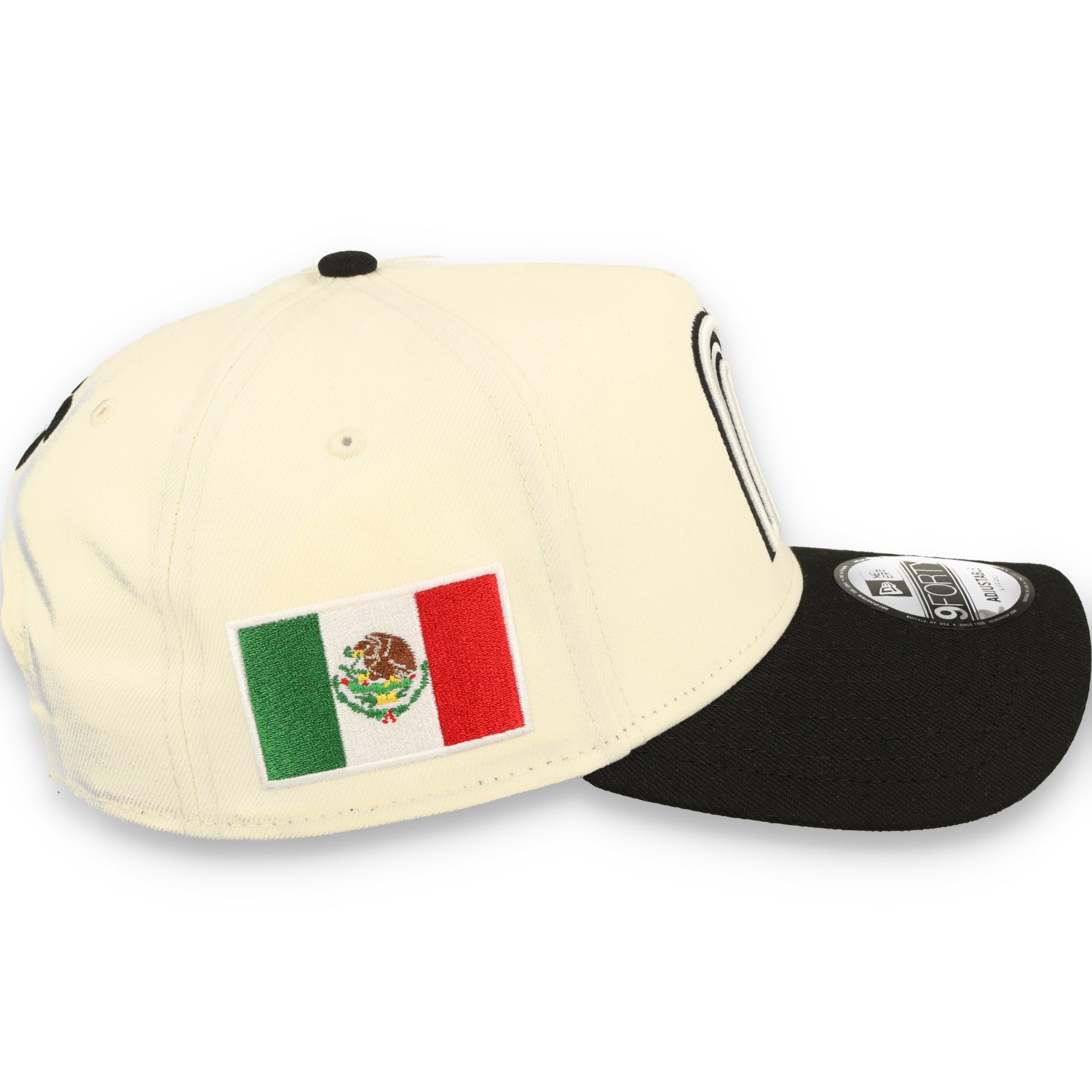 New Era Mexico WBC 9FORTY A-Frame Snapback Hat-Chrome/Black