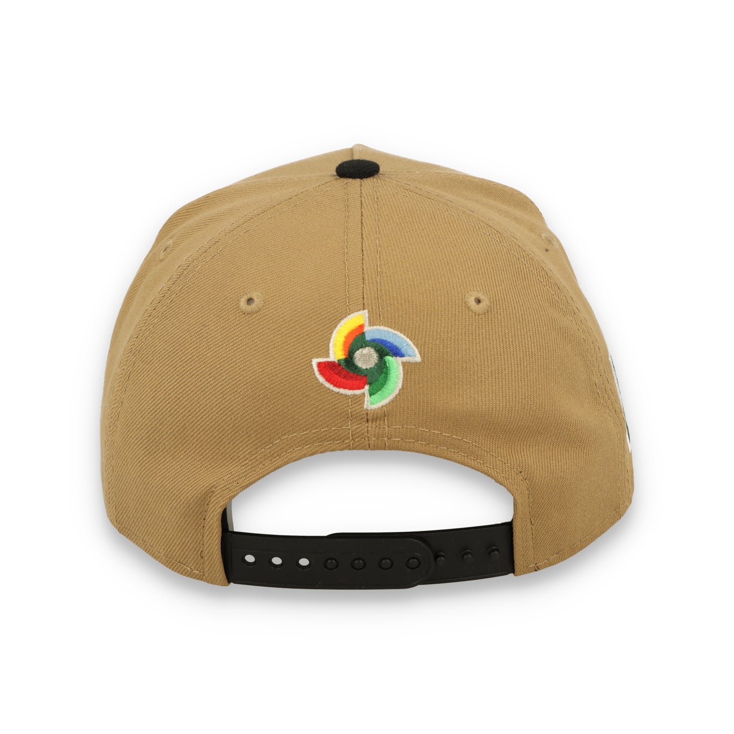 New Era Mexico WBC 9FORTY A-Frame Snapback Hat-Khaki/Black