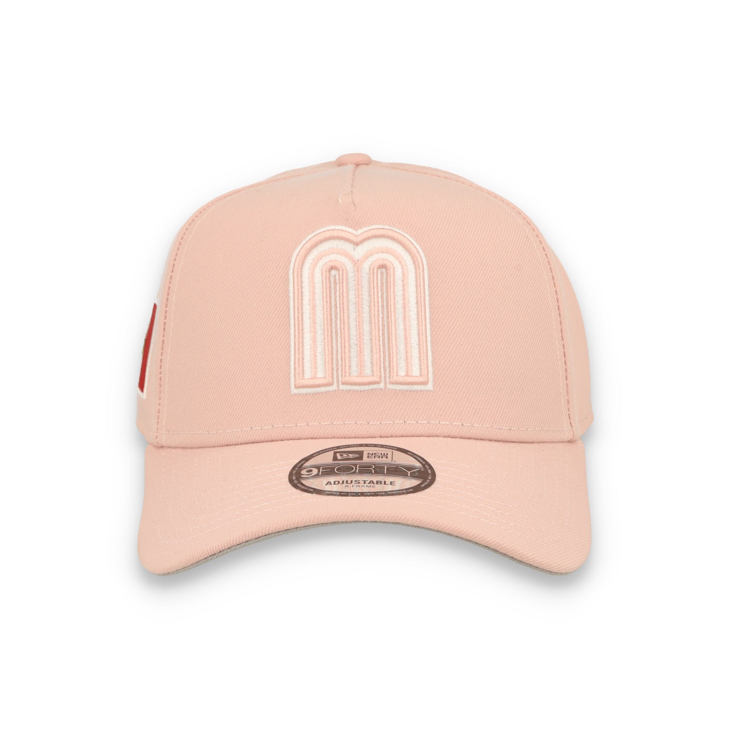 New Era Mexico WBC 9FORTY A-Frame Snapback Hat-Pink