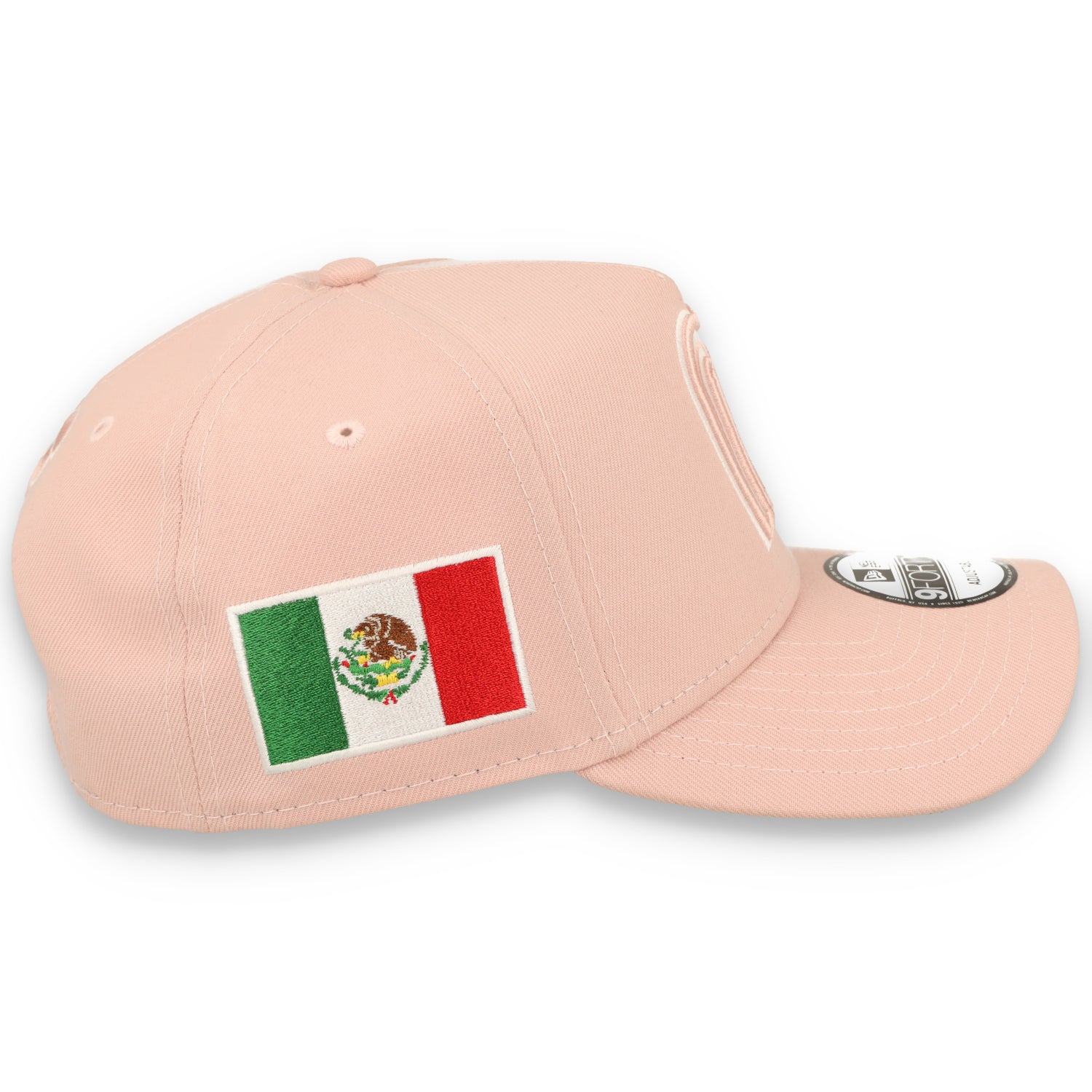 New Era Mexico WBC 9FORTY A-Frame Snapback Hat-Pink