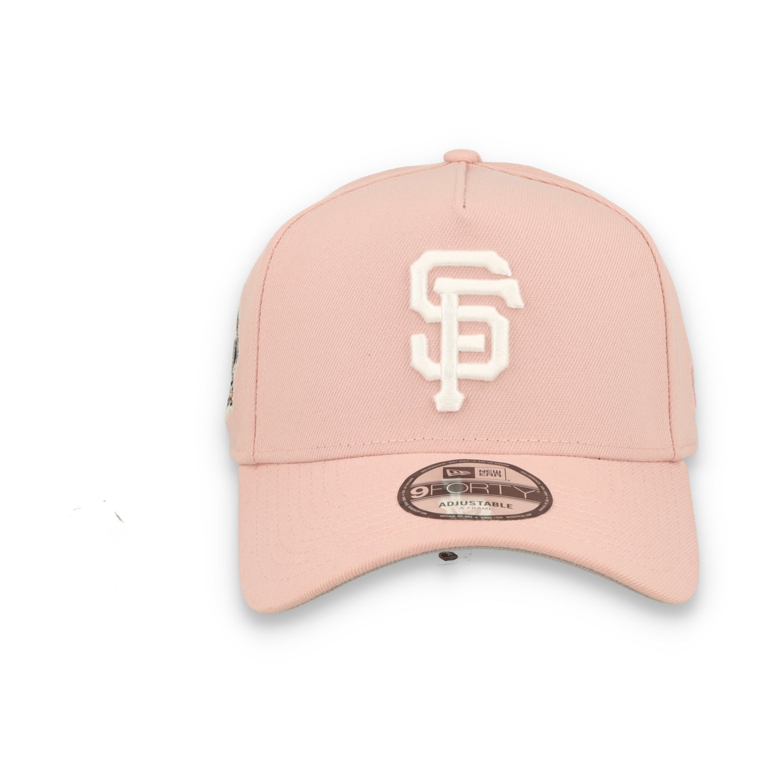 New Era San Francisco Giants 60th Anniversary 9FORTY A-Frame Snapback Hat-Pink Rouge